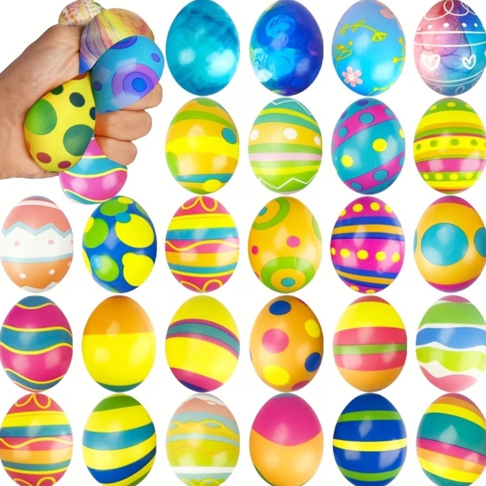 2 Piece - Soft and Squishy Egg Stress Ball